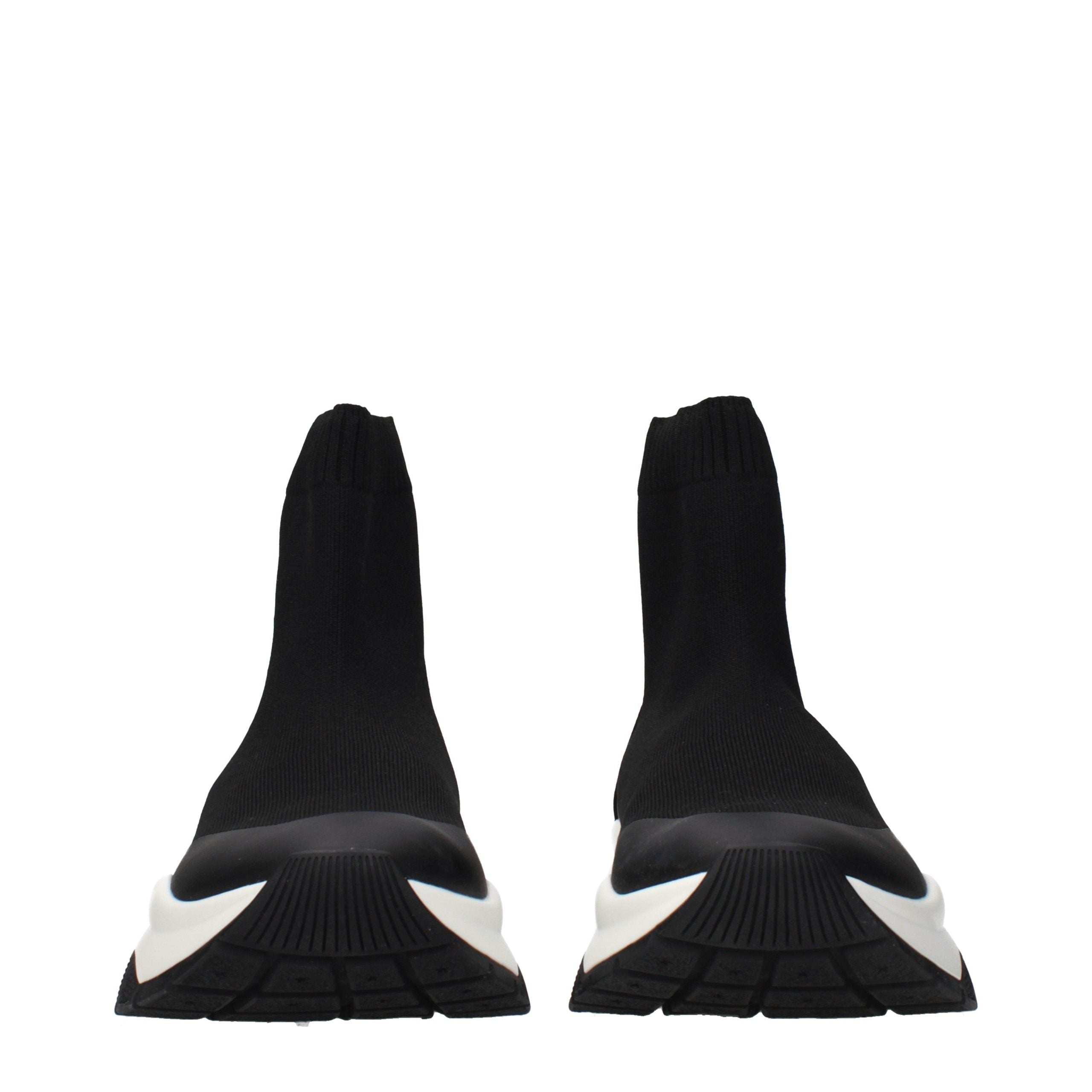 Jimmy Choo Schwarze Stiefeletten aus Stoff