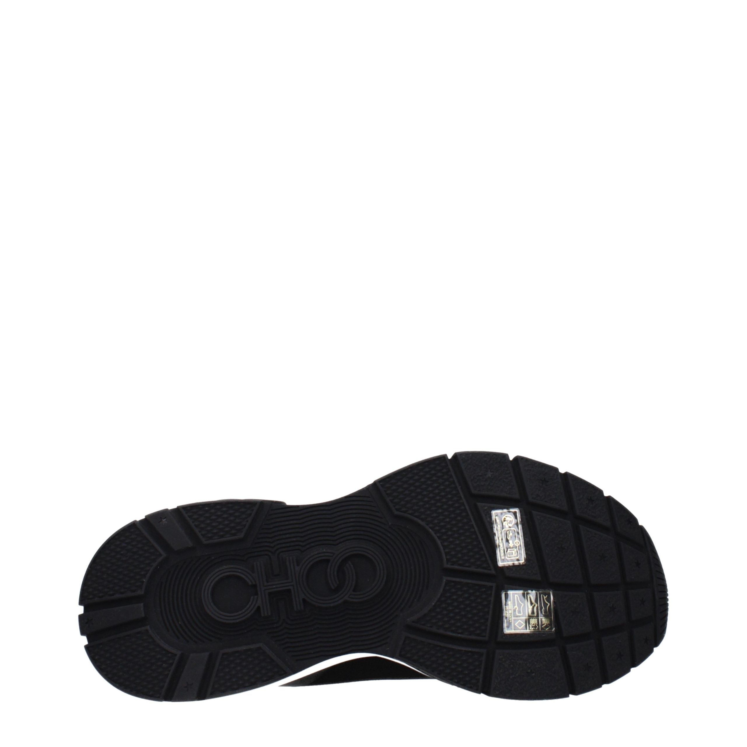 Jimmy Choo Schwarze Stiefeletten aus Stoff