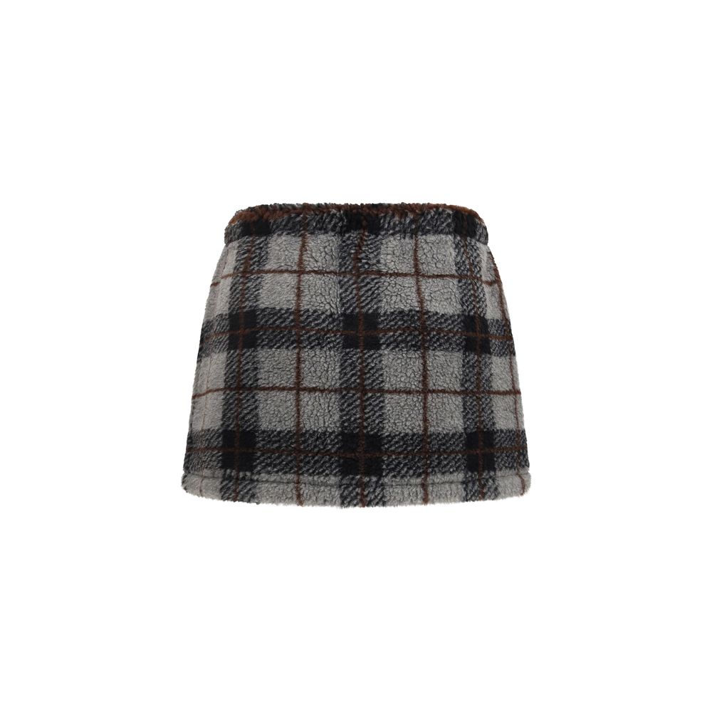 Miu Miu Mehrfarbiger Minirock aus Nylon