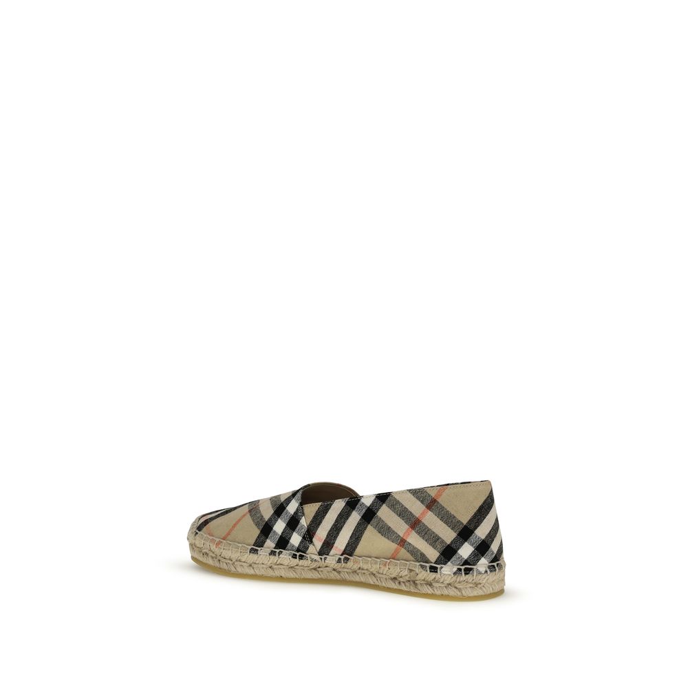 Burberry Mehrfarbige Espadrilles aus Baumwolle