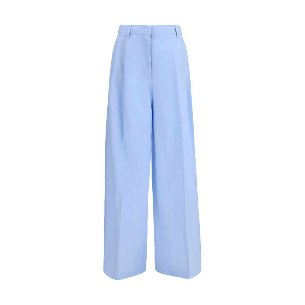 Fabiana Filippi Blaue Baumwoll-Freizeithose