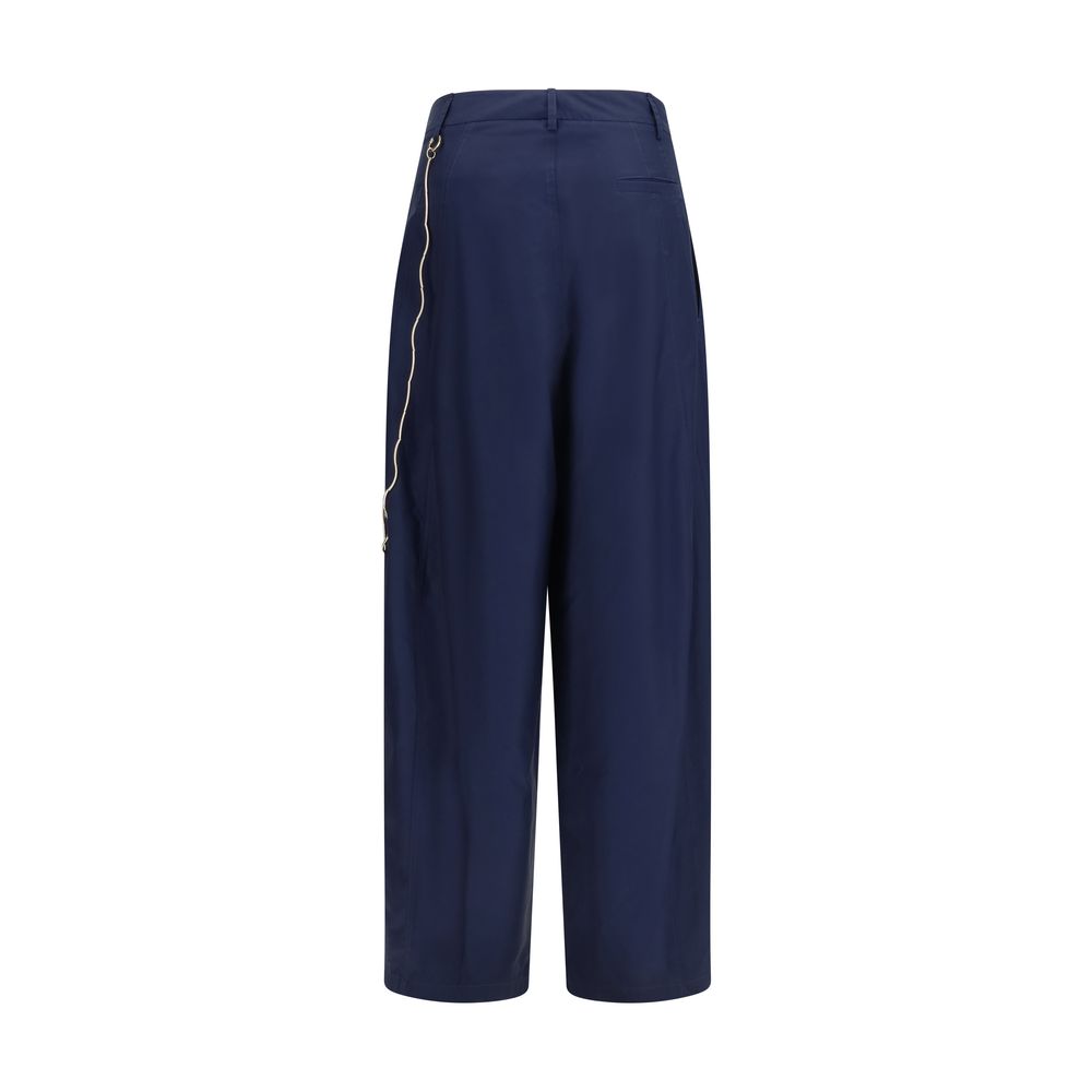 Darkpark Blaue Baumwoll-Freizeithose