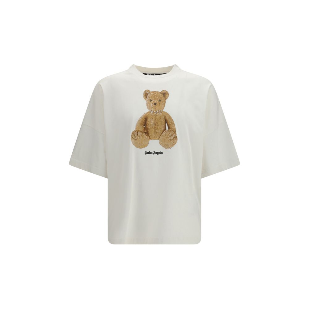 Palm Angels Weißes Baumwoll-T-Shirt