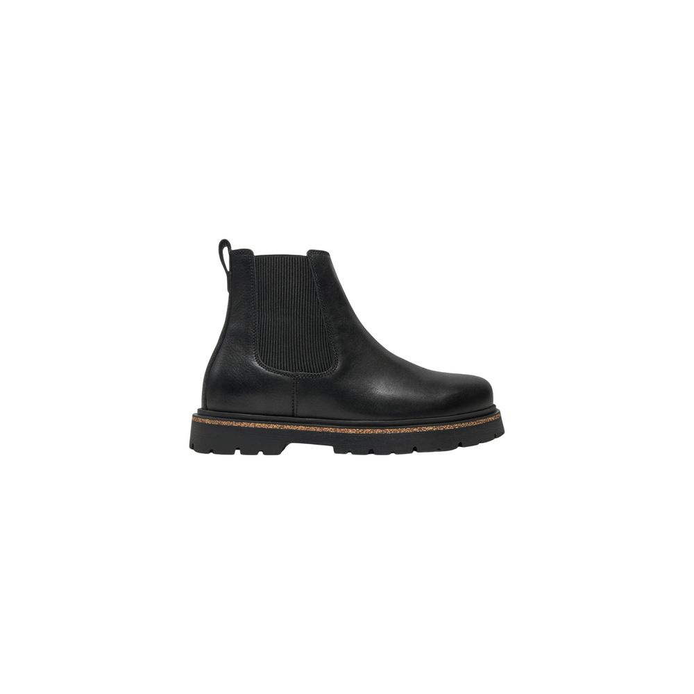 Birkenstock Schwarze Leder-Stiefeletten