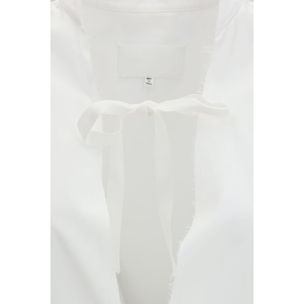 Maison Margiela Weißes Baumwoll-Freizeitkleid