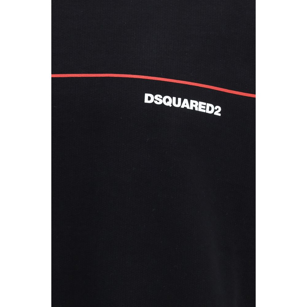 Dsquared² Schwarzer Baumwoll-Sweatshirt