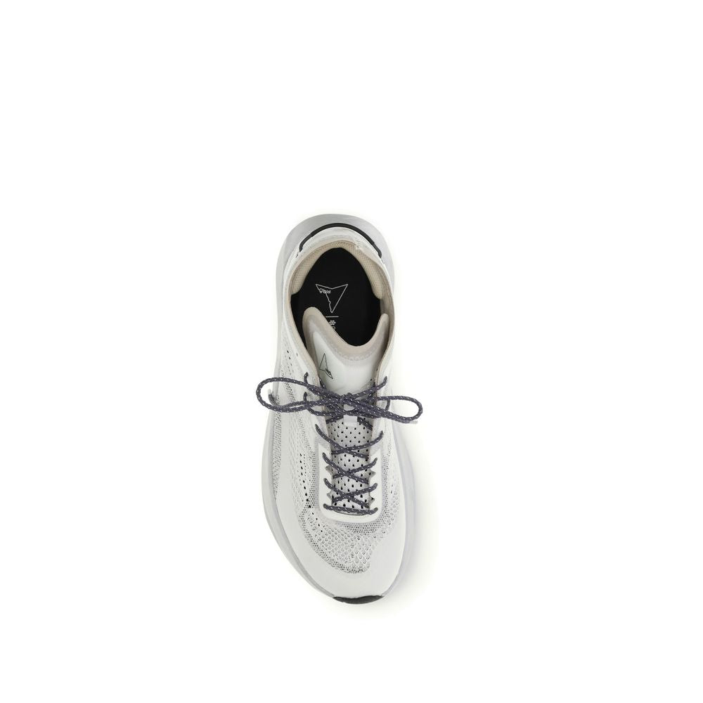 ROA Weiße Stoff-Sneaker im Athletic-Look