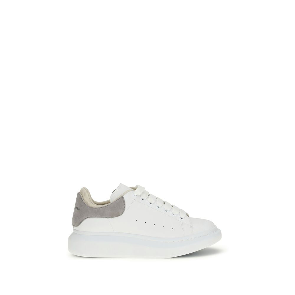 Alexander McQueen Weiße Kalbsleder Bos Taurus Chunky Sneaker