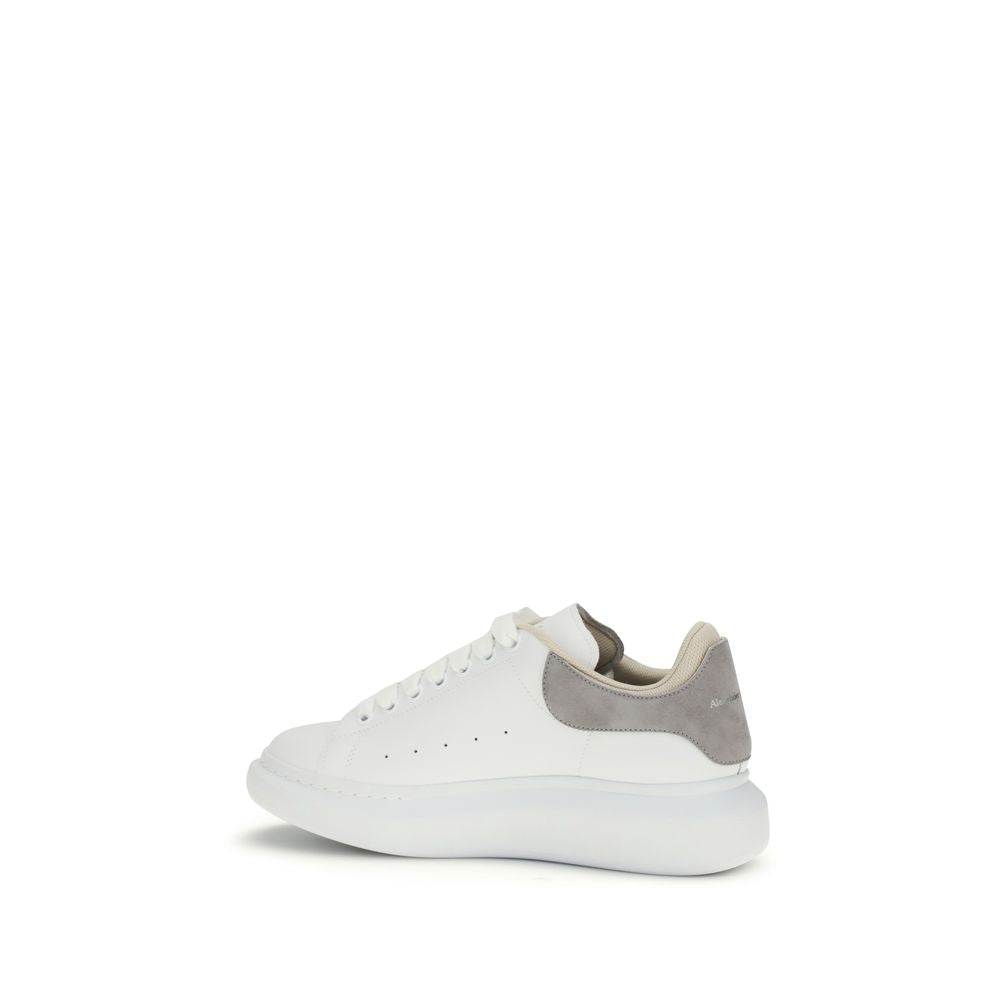 Alexander McQueen Weiße Kalbsleder Bos Taurus Chunky Sneaker
