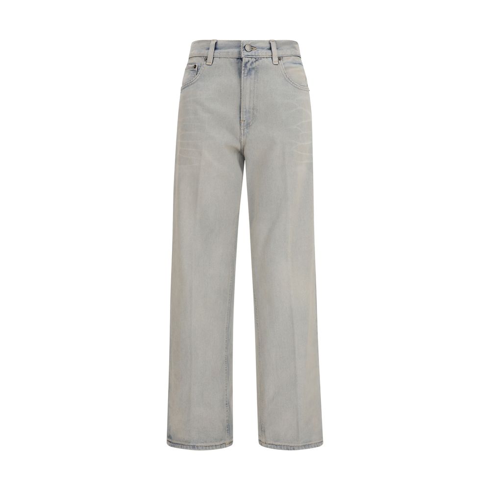 Haikure Blaue Baumwolljeans im Relaxed Fit