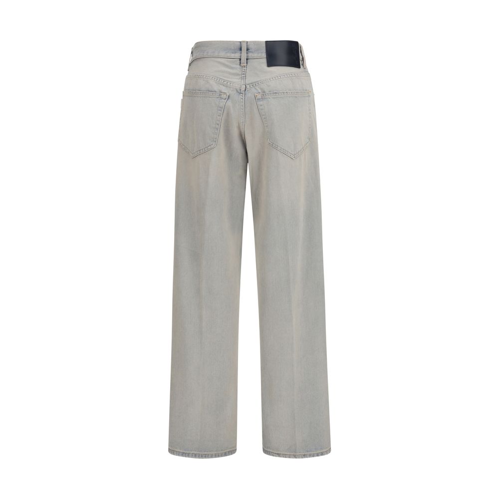 Haikure Blaue Baumwolljeans im Relaxed Fit