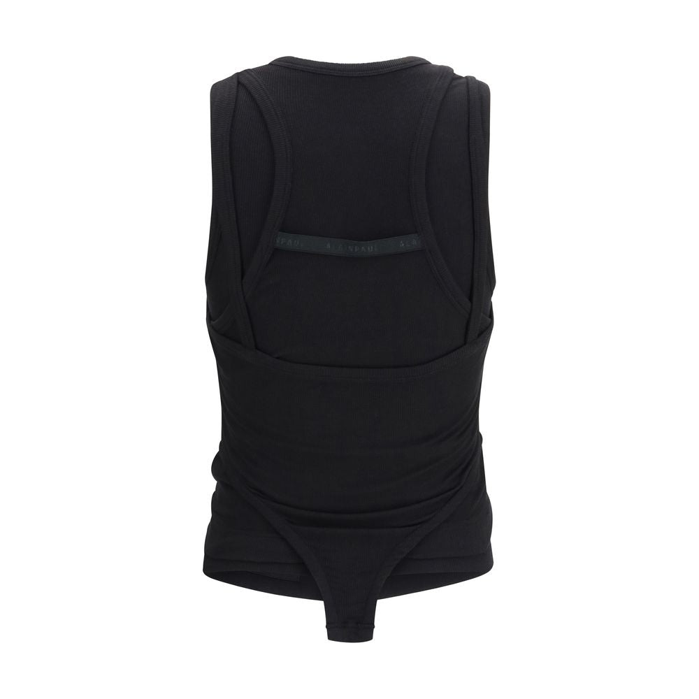 ALAINPAUL Schwarze Lyocell-Tanktops