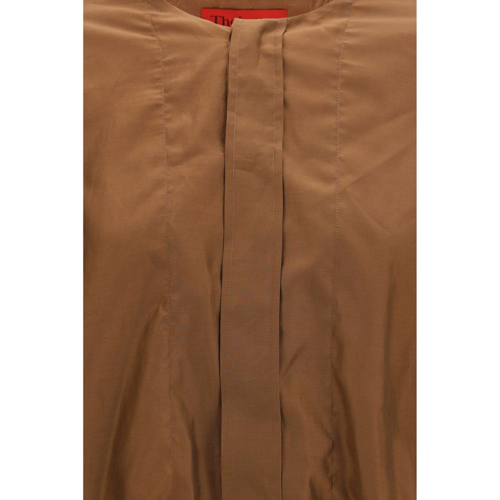 The Latest Braunes Lycra-Hemd