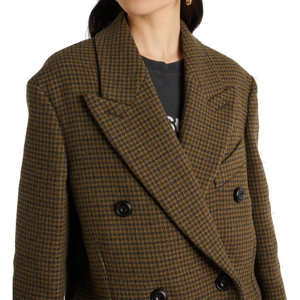 Acne Studios Mantel aus braunen Fasern