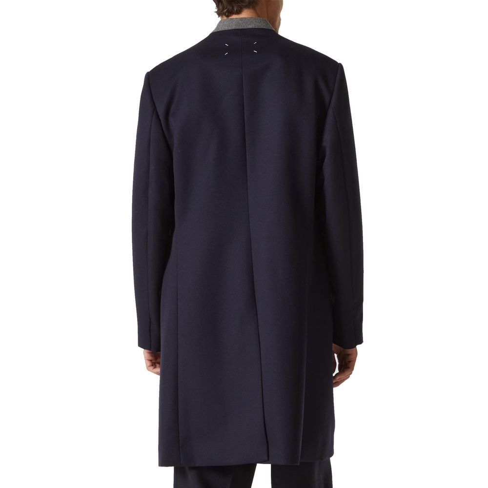 Maison Margiela Blauer Wollmantel