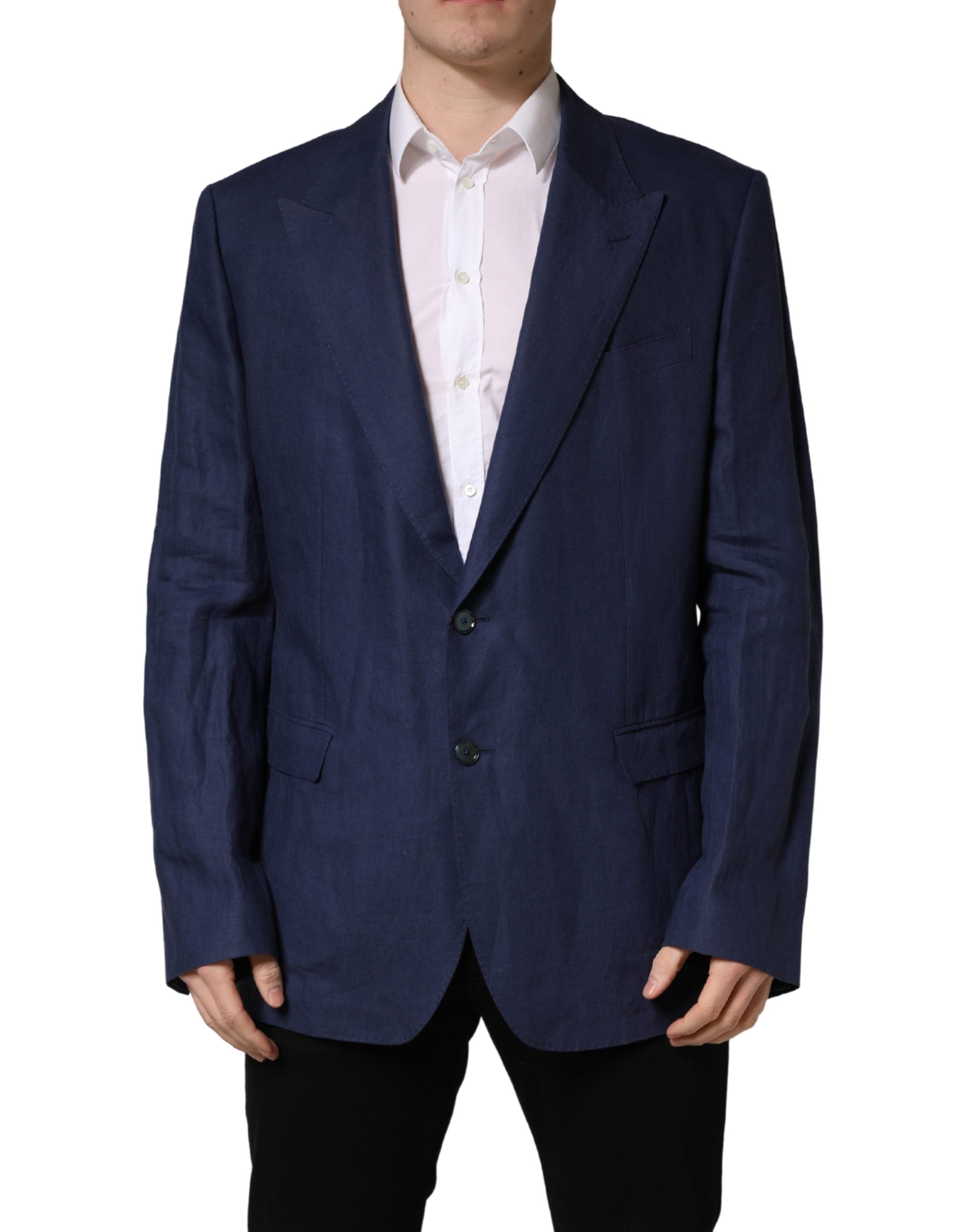 Dolce & Gabbana Blauer Sakko mit 2 Knöpfen