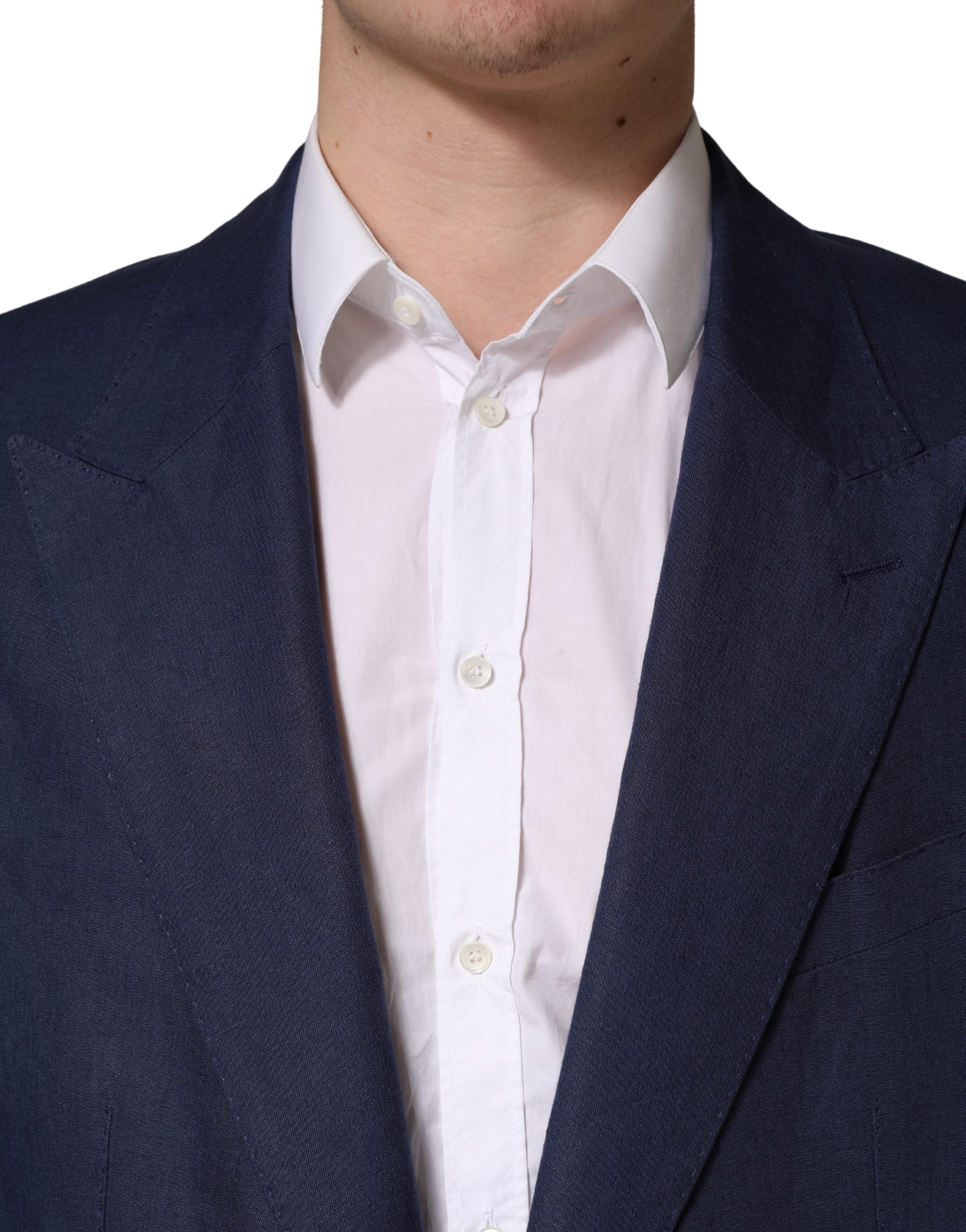 Dolce & Gabbana Blauer Sakko mit 2 Knöpfen