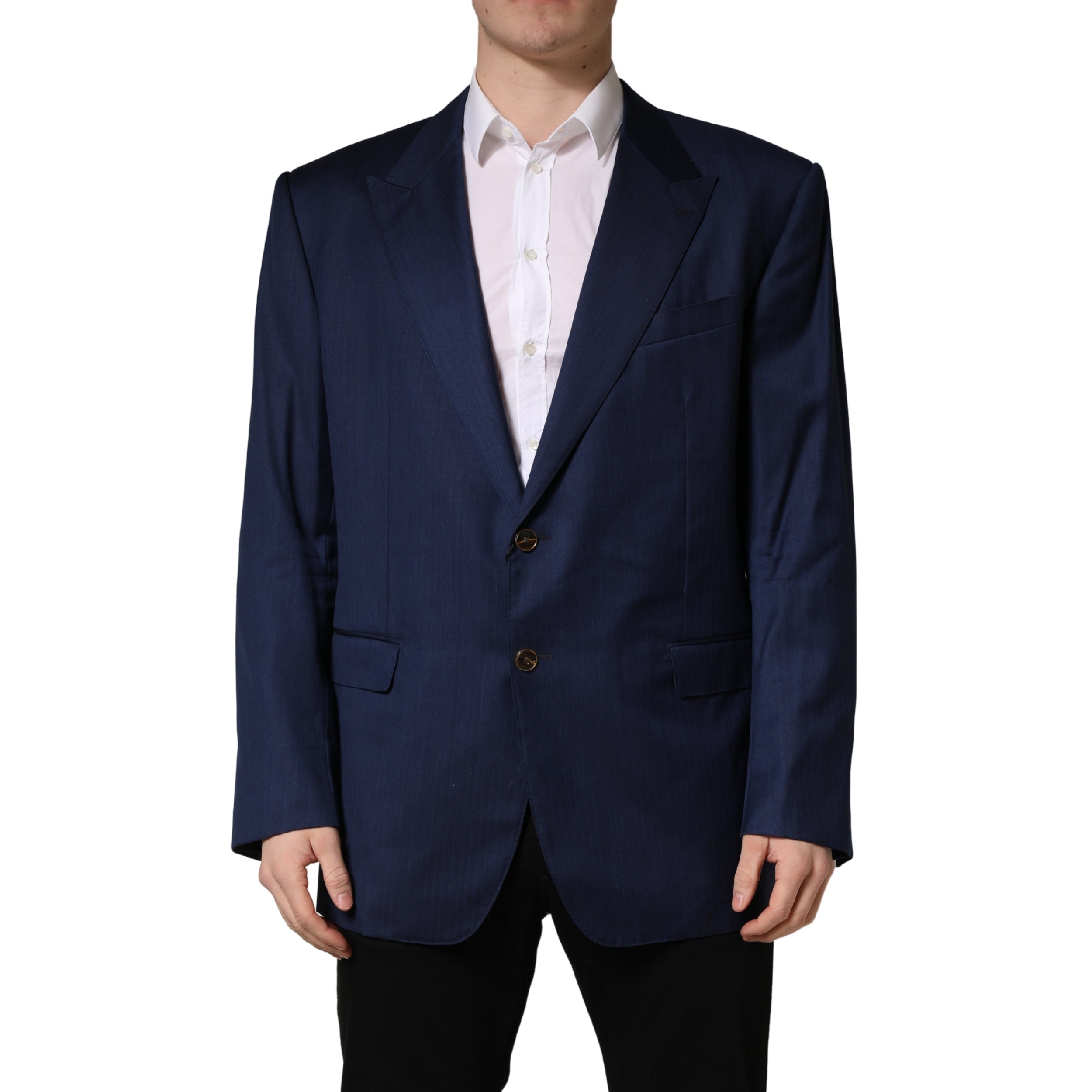 Dolce & Gabbana Blauer Sakko mit 2 Knöpfen