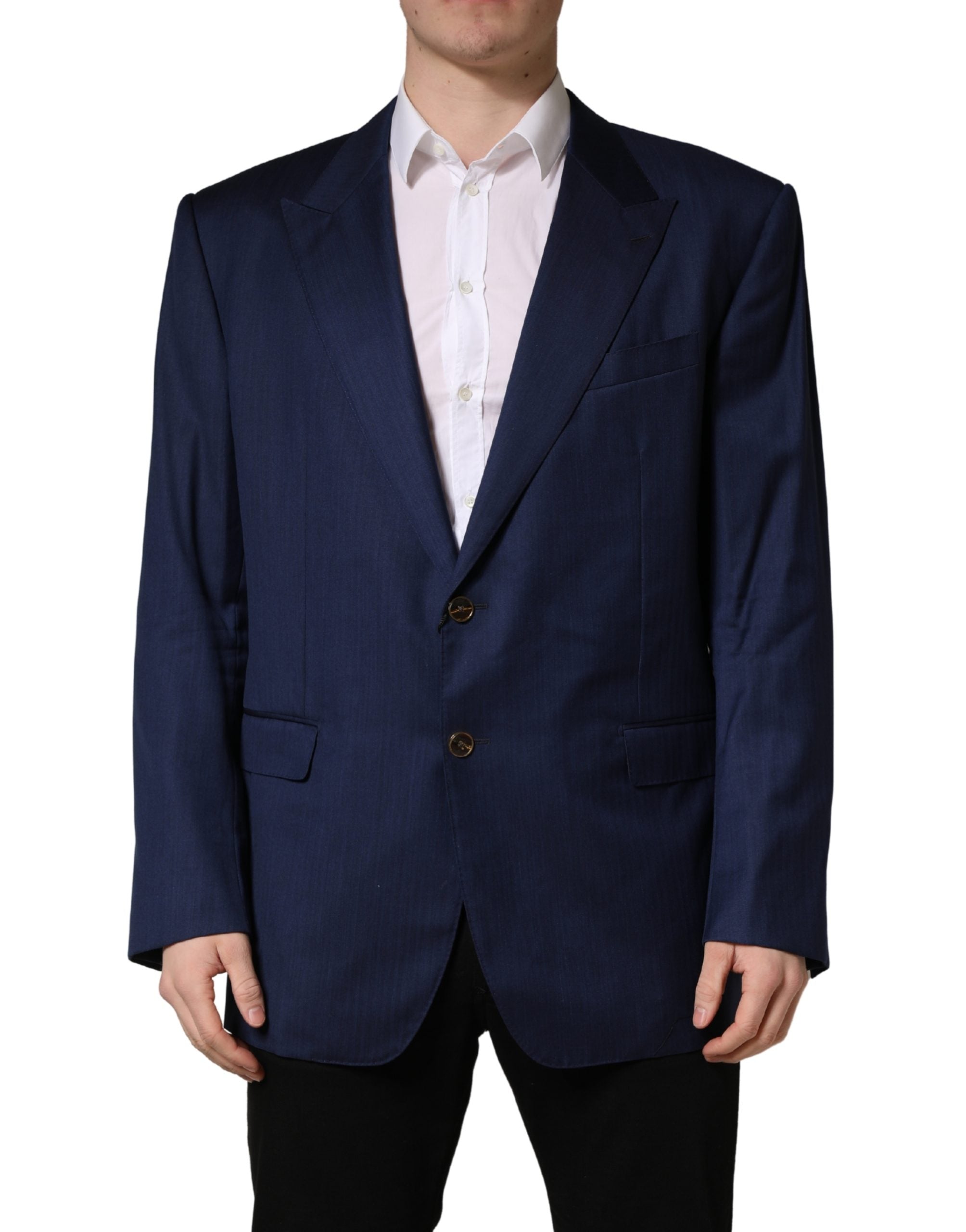 Dolce & Gabbana Blauer Sakko mit 2 Knöpfen
