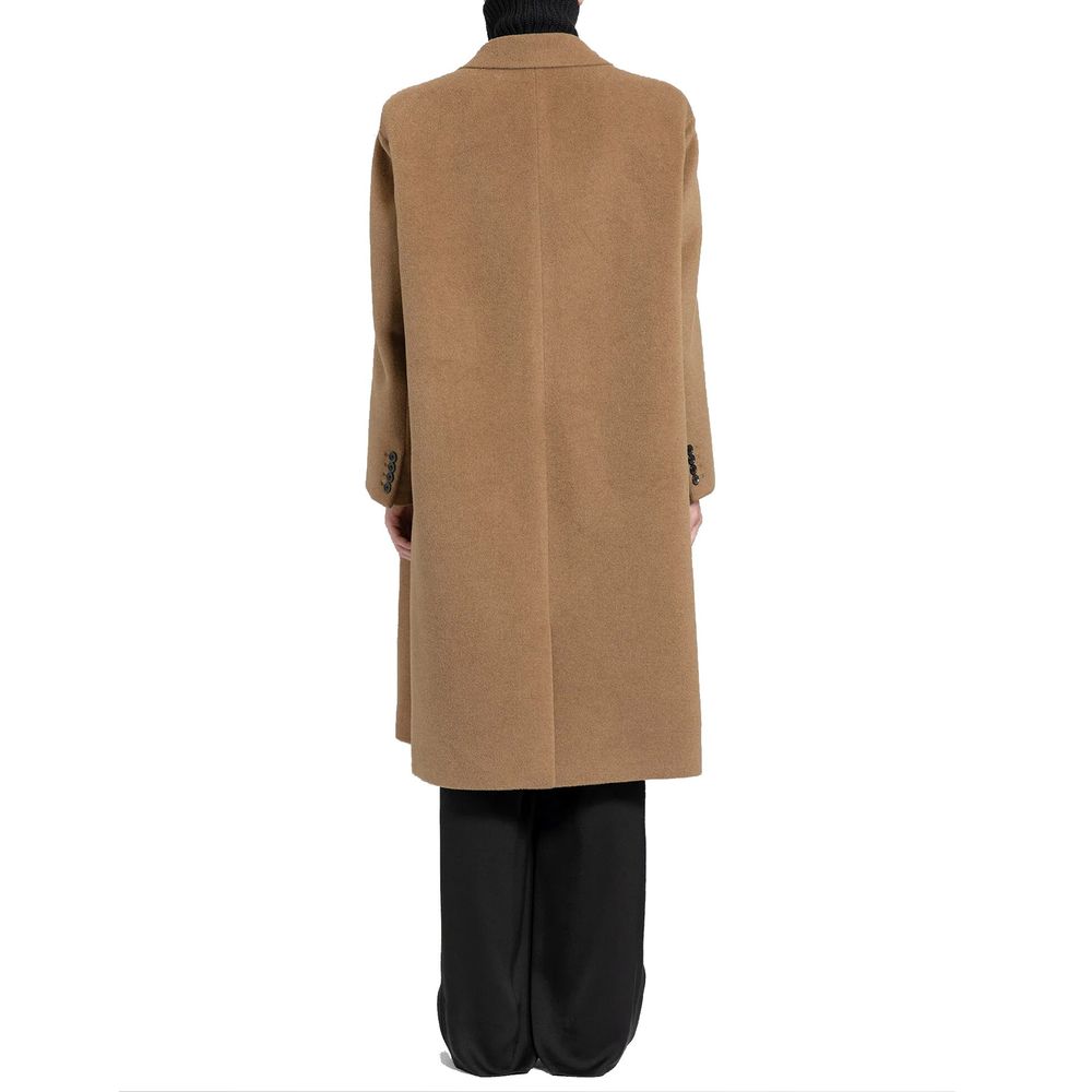 Saint Laurent Brauner Wollmantel