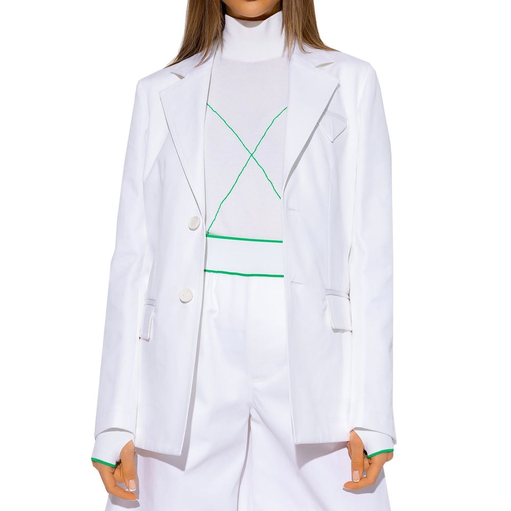 Bottega Veneta Weißer Baumwollblazer