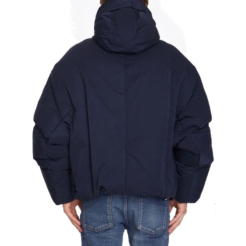 Bottega Veneta Blauer Mantel aus Polyamid