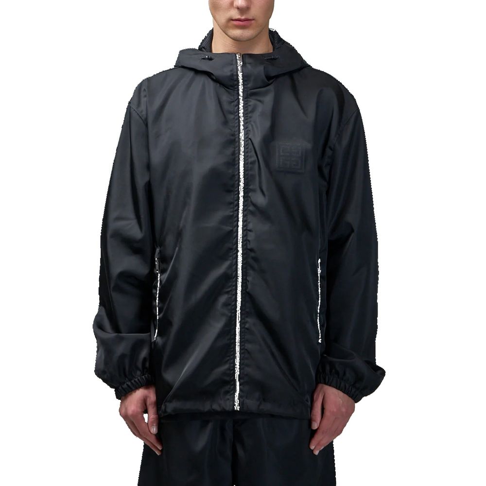 Givenchy Schwarze Nylon-Shell-Jacke