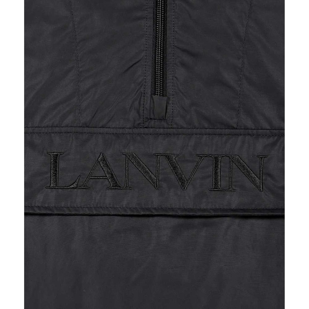 Lanvin Schwarze Polyamid-Shell-Jacke