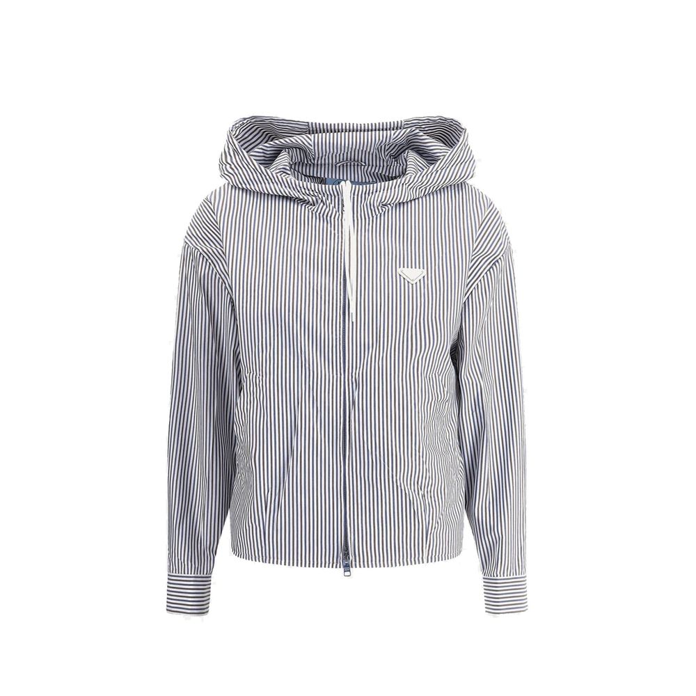 Prada Blauer Bomber aus Polyamid
