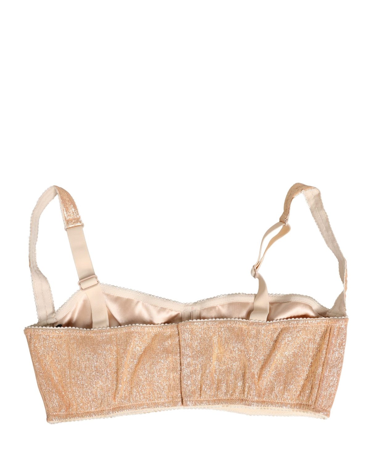 Dolce & Gabbana Beige Halbgepolsterter Bügel-Balkonett-BH