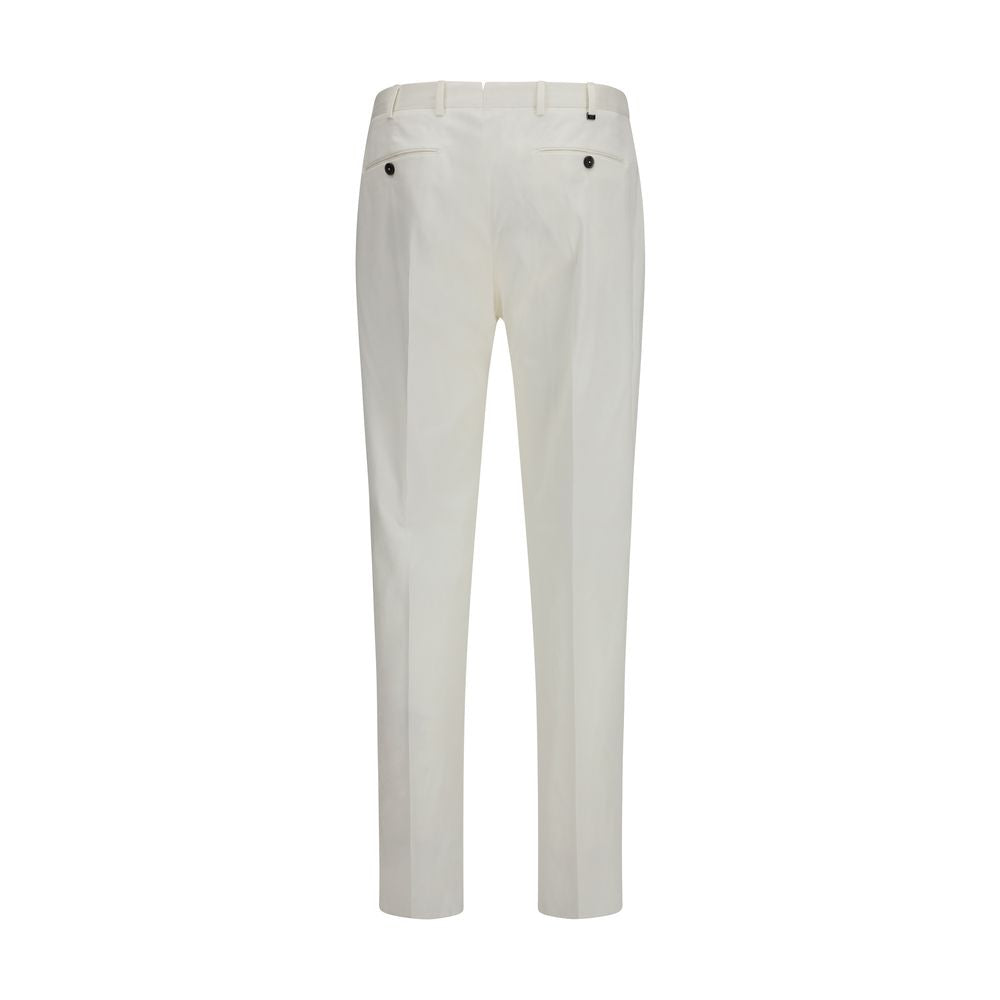PT Torino Weiße Baumwollhose im Casual-Look