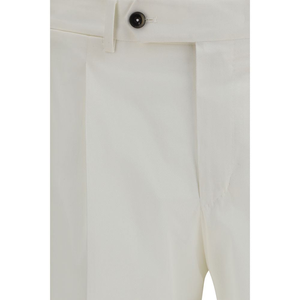 PT Torino Weiße Baumwollhose im Casual-Look