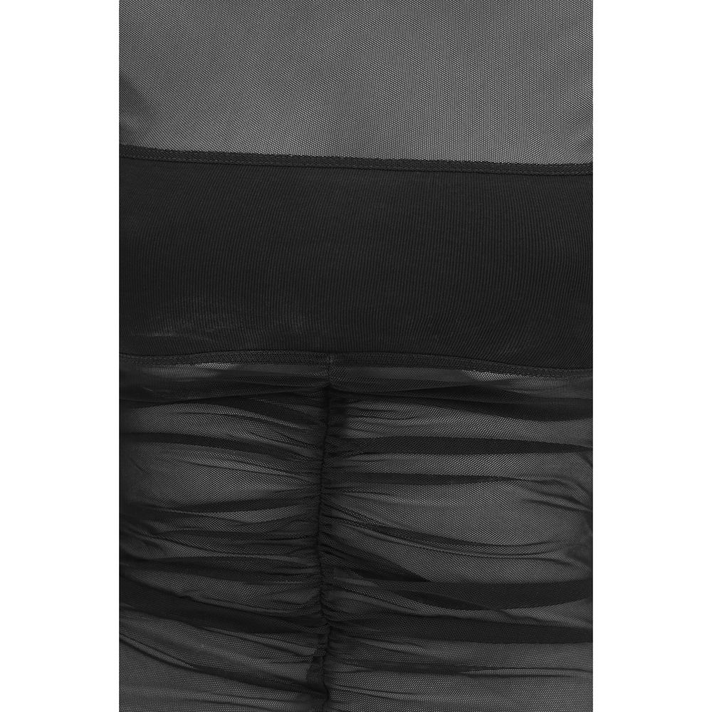 Rick Owens Schwarze Nylonbluse