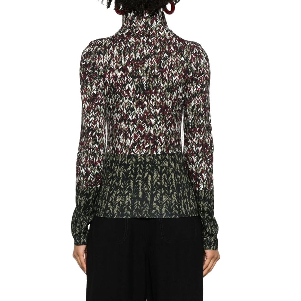 Loewe Zweifarbige Baumwoll-Langarmshirt