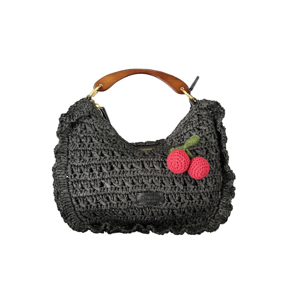 Twinset Schwarze Handtasche aus Polyester