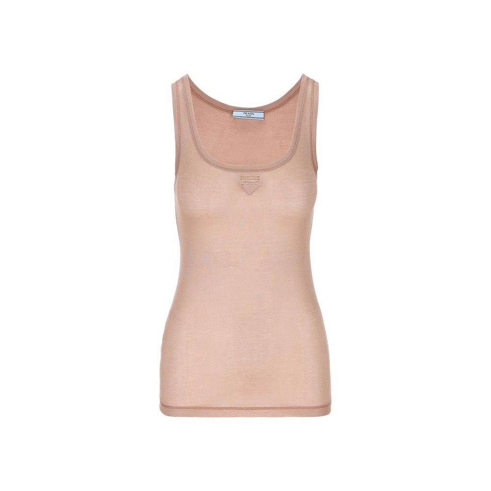Prada Mehrfarbige Seiden-Tanktops