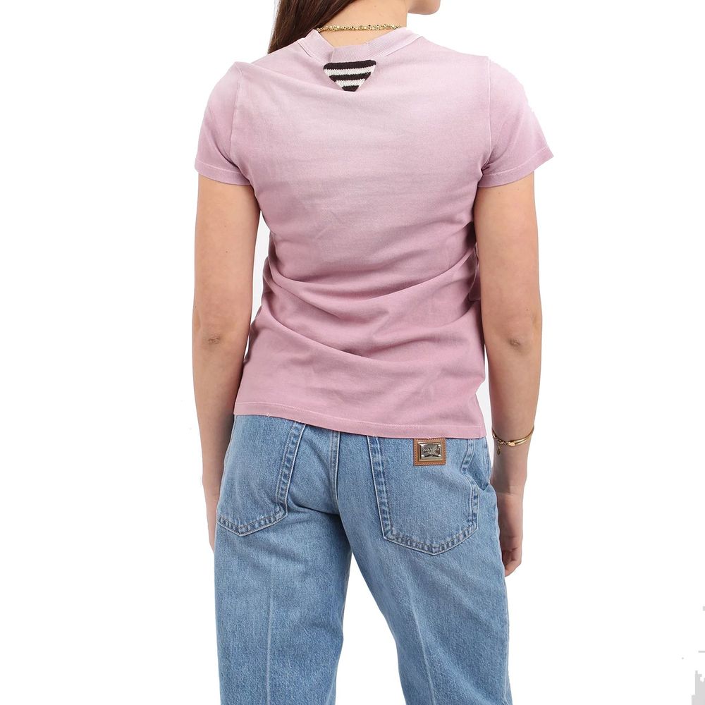 Prada Mehrfarbiges Baumwoll-T-Shirt