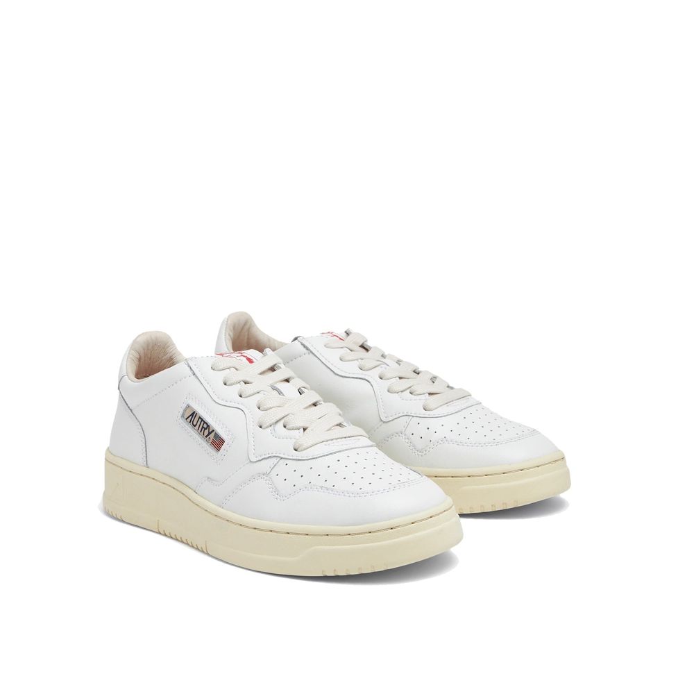 Autry Weiße Leder-Sneaker