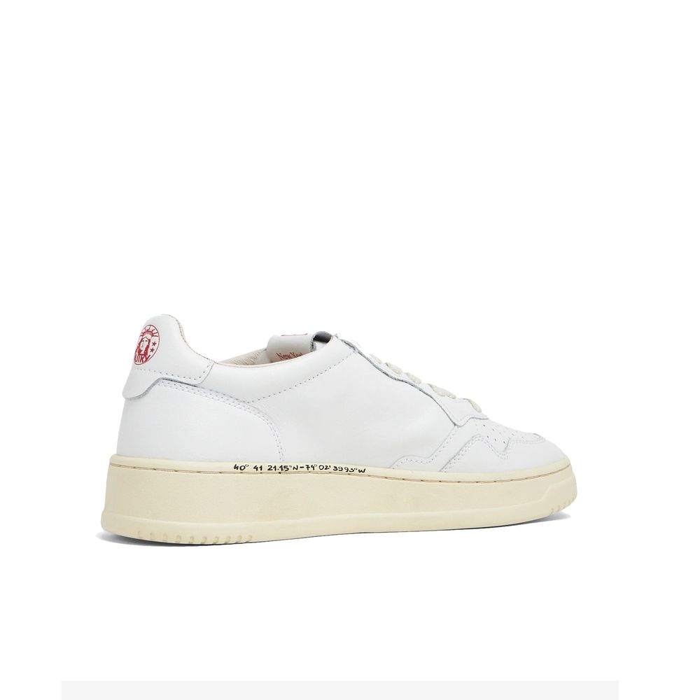 Autry Weiße Leder-Sneaker