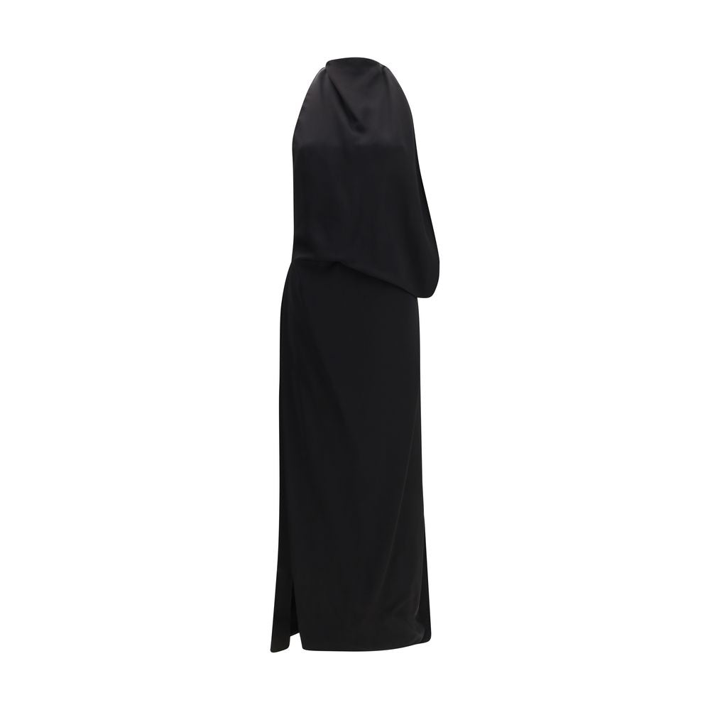 Max Mara Schwarzes Viskose-Freizeitkleid