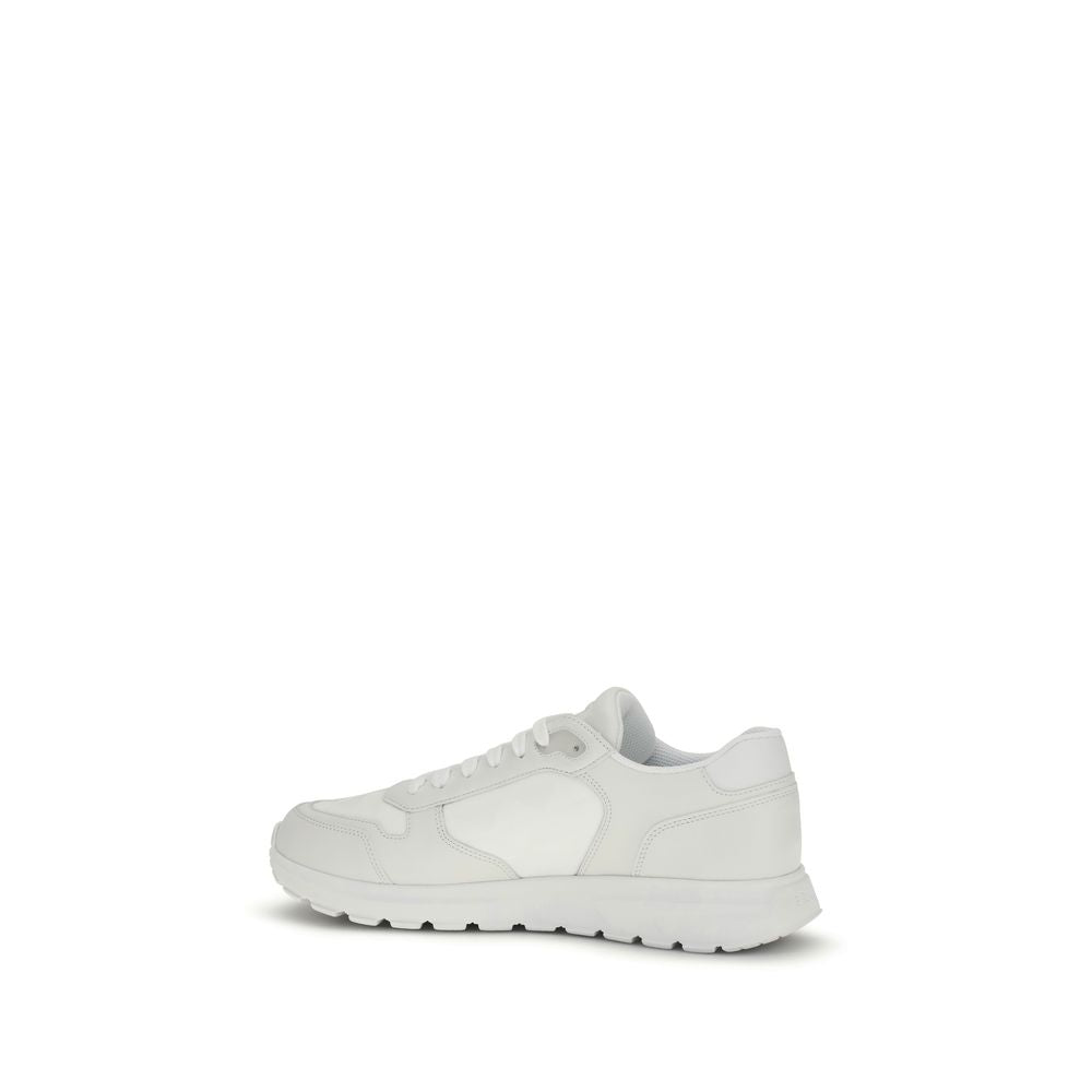 Prada Weiße Sneaker aus recyceltem Polyamid