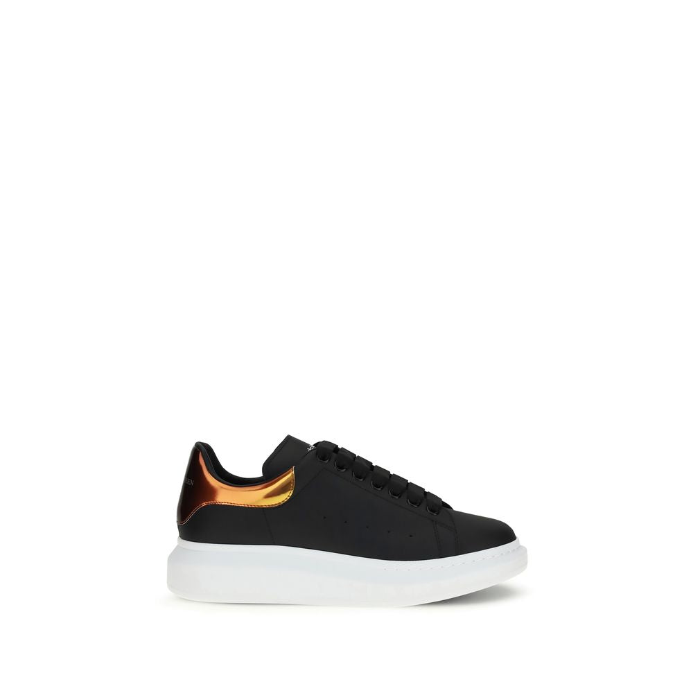 Alexander McQueen Schwarze Bos Taurus Plateau-Sneaker aus Kalbsleder