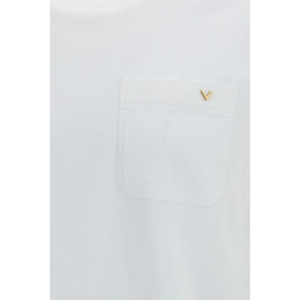Valentino Garavani Weißes Baumwoll-T-Shirt