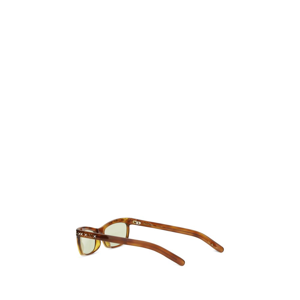 Valentino Garavani Braune Sonnenbrille aus Acetat