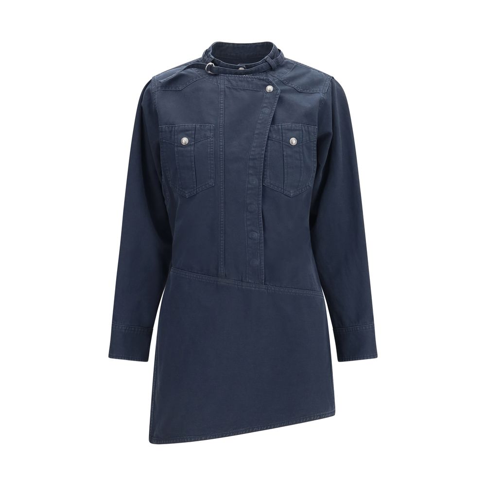Isabel Marant Étoile Blaues Baumwoll-Freizeitkleid