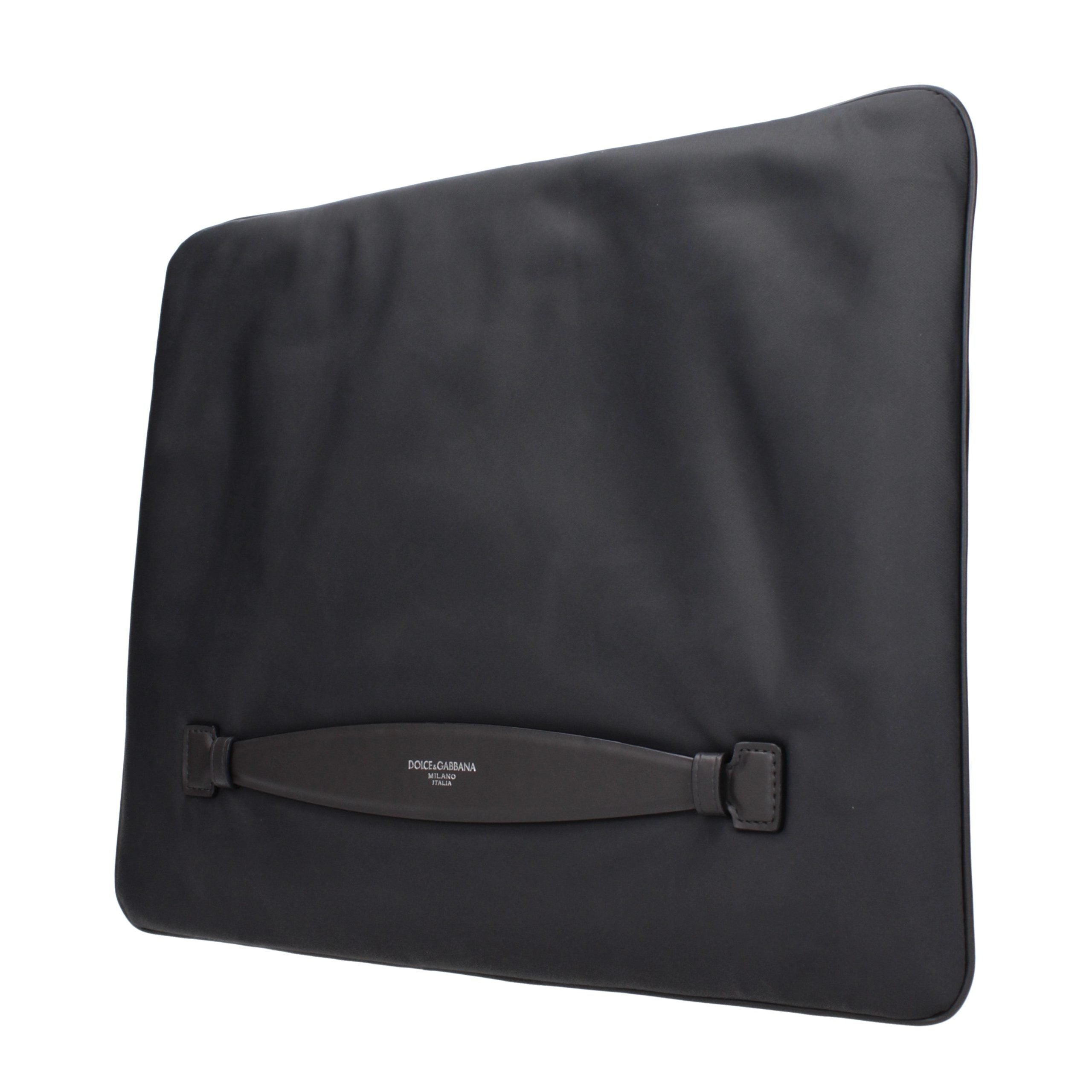 Dolce & Gabbana Graue Stoff-Clutch
