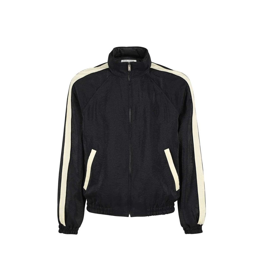 Saint Laurent Schwarzer Bomber aus Polyamid