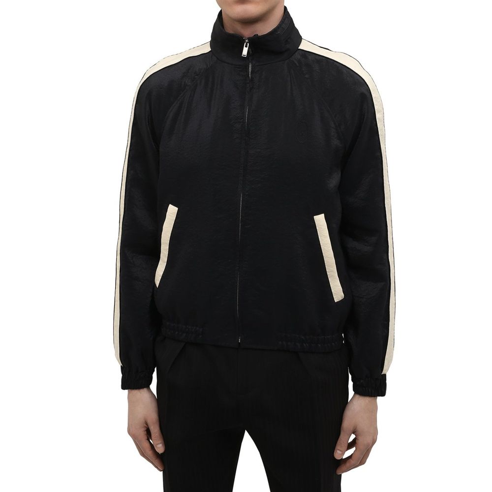 Saint Laurent Schwarzer Bomber aus Polyamid