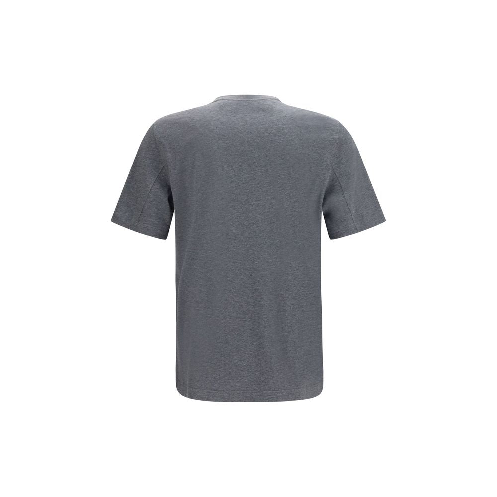 Brunello Cucinelli Graues Baumwoll-T-Shirt