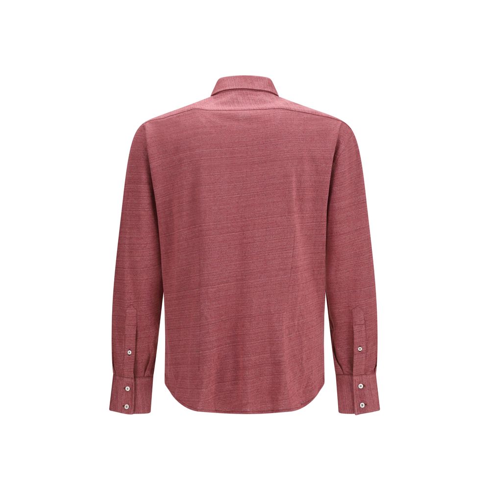Brunello Cucinelli Mehrfarbiges Leinenhemd
